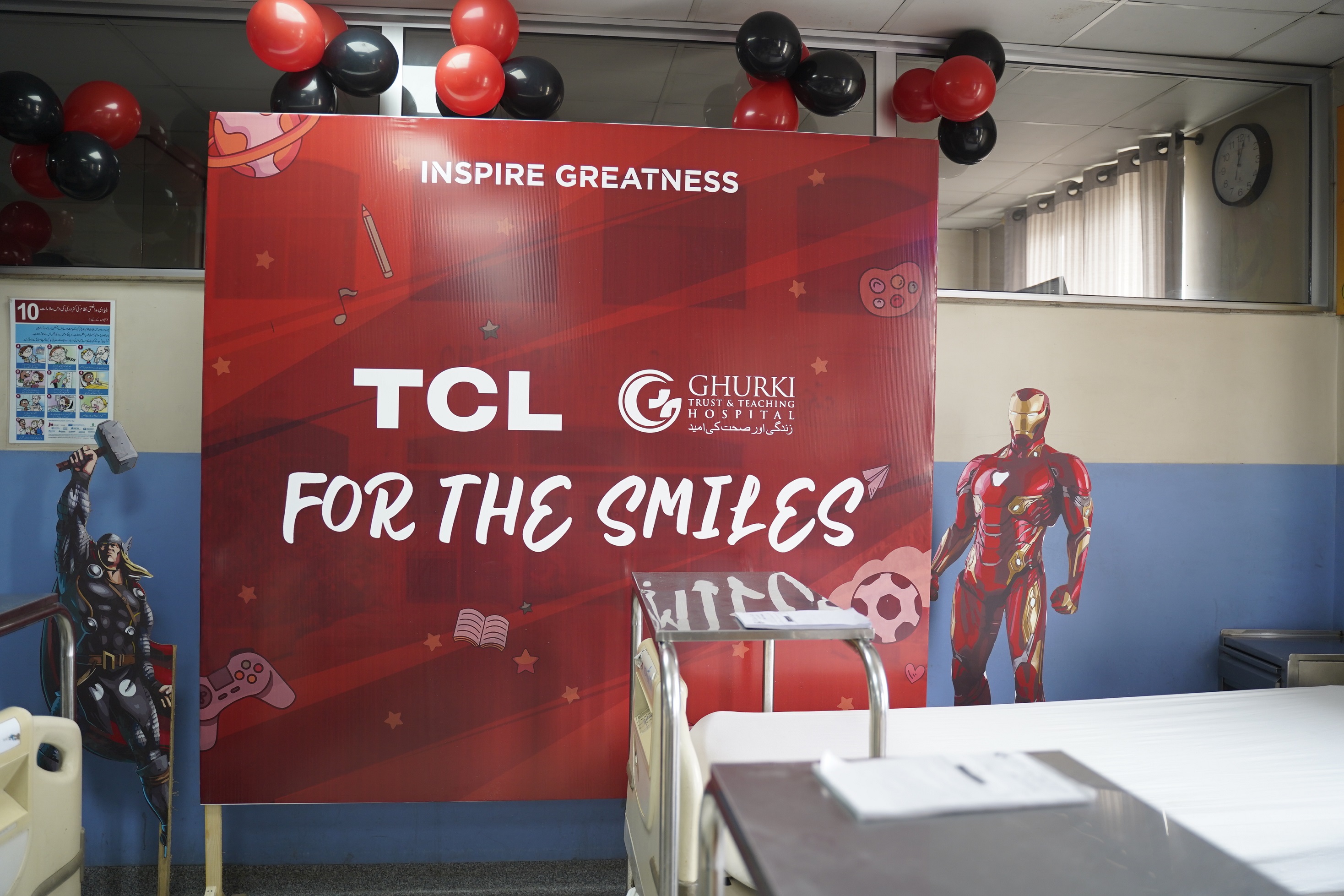 TCL JOINS HANDS WITH GHURKI HOSPITAL TO BRIGHTEN THE CHILDRENS WARD WITH GIFTS
