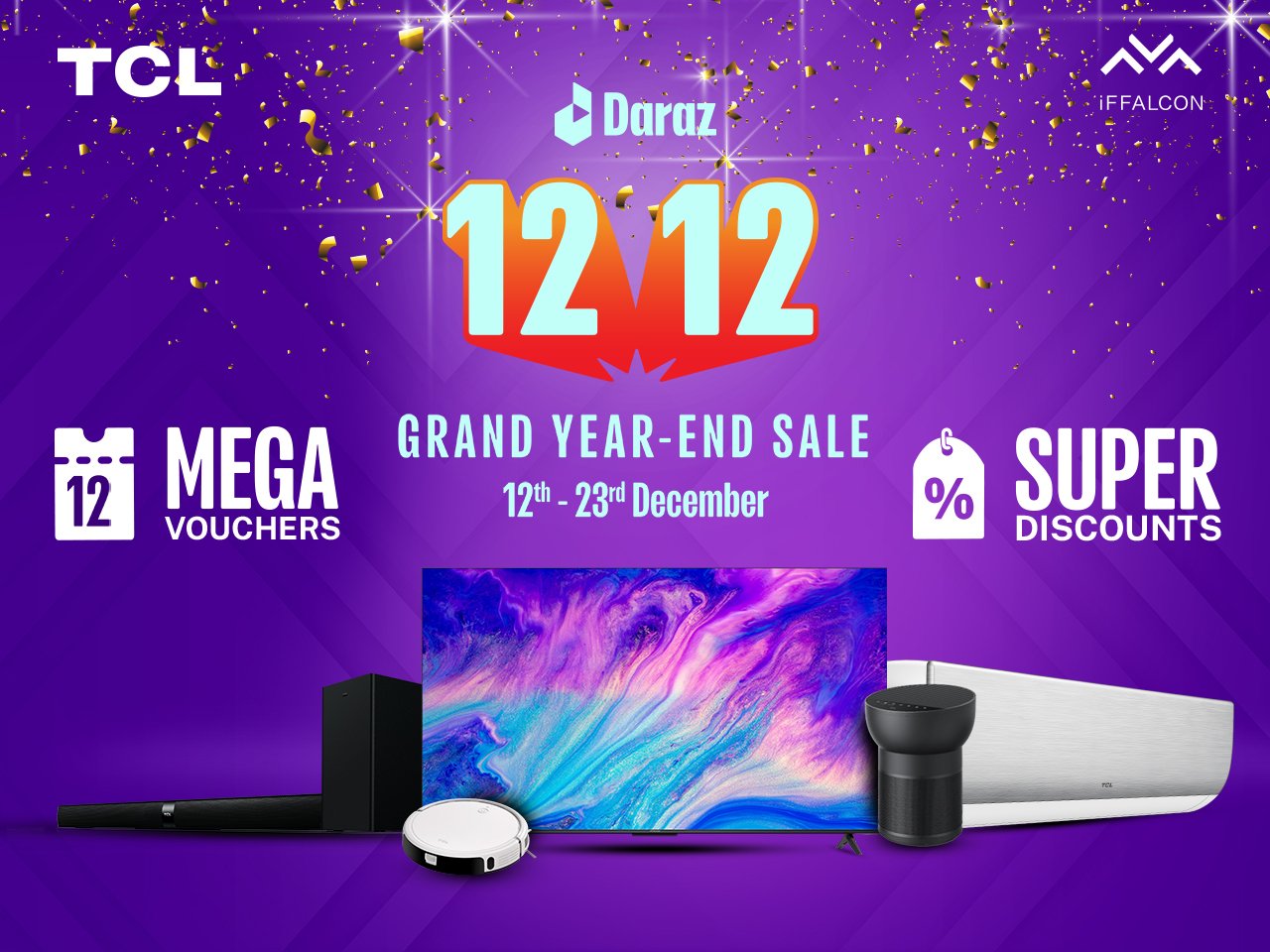 TCL and Daraz come together for mega 12.12 sale to end the year with a bang