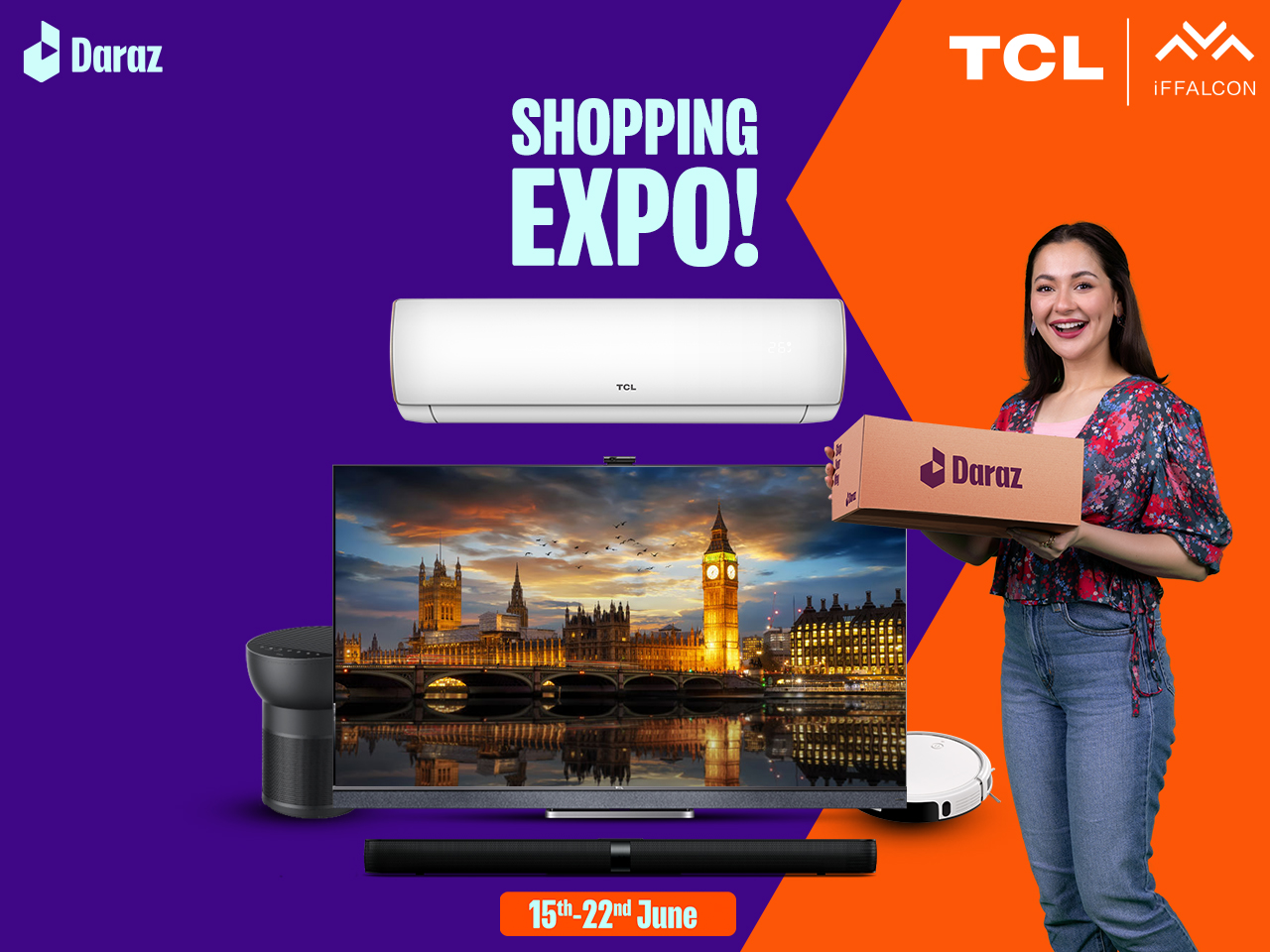 TCL announces sponsorship with Daraz for the biggest online sale of the year!
