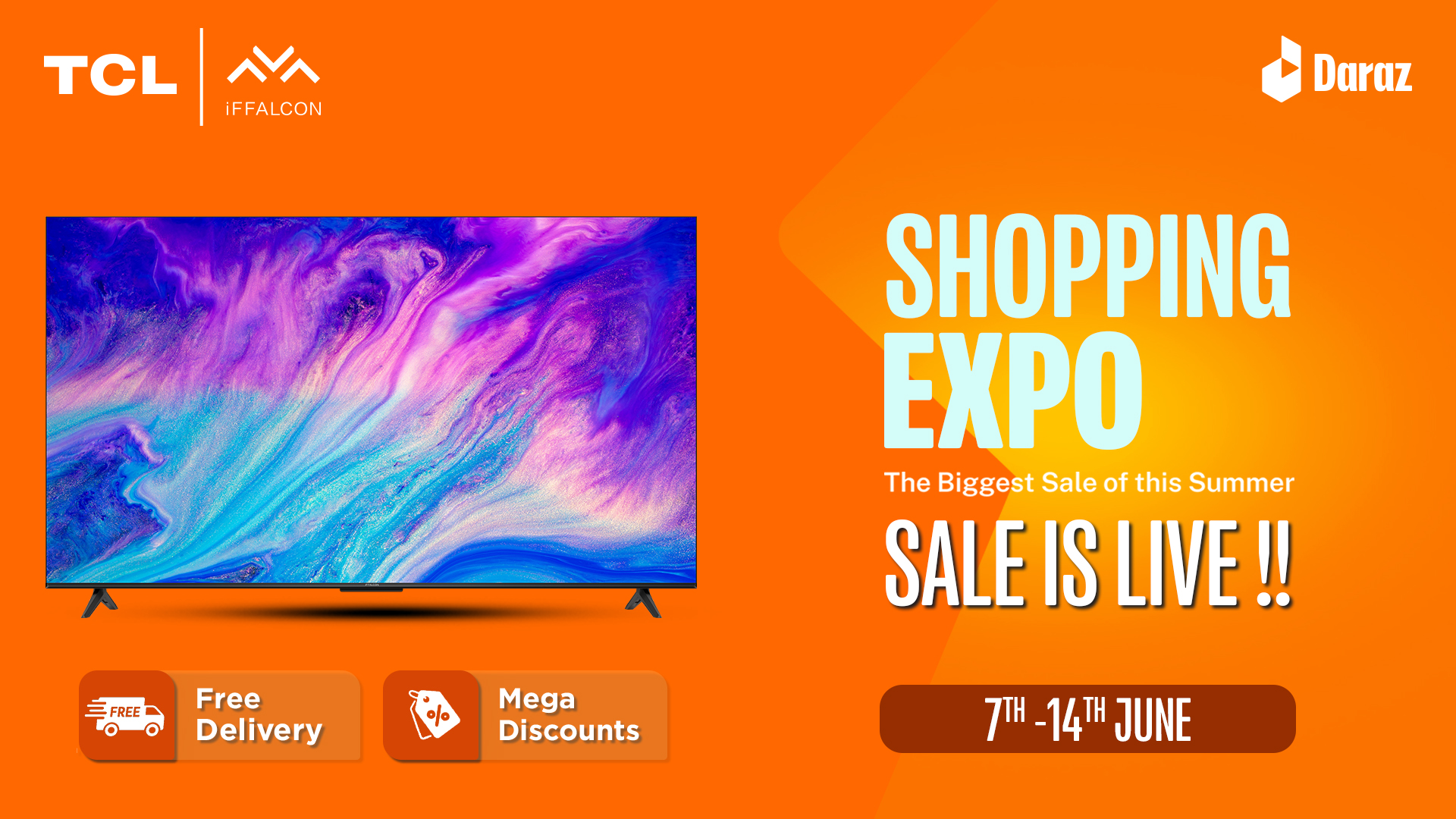TCL Announces Biggest Summer Sale of the Year on Daraz from 7th - 14th June