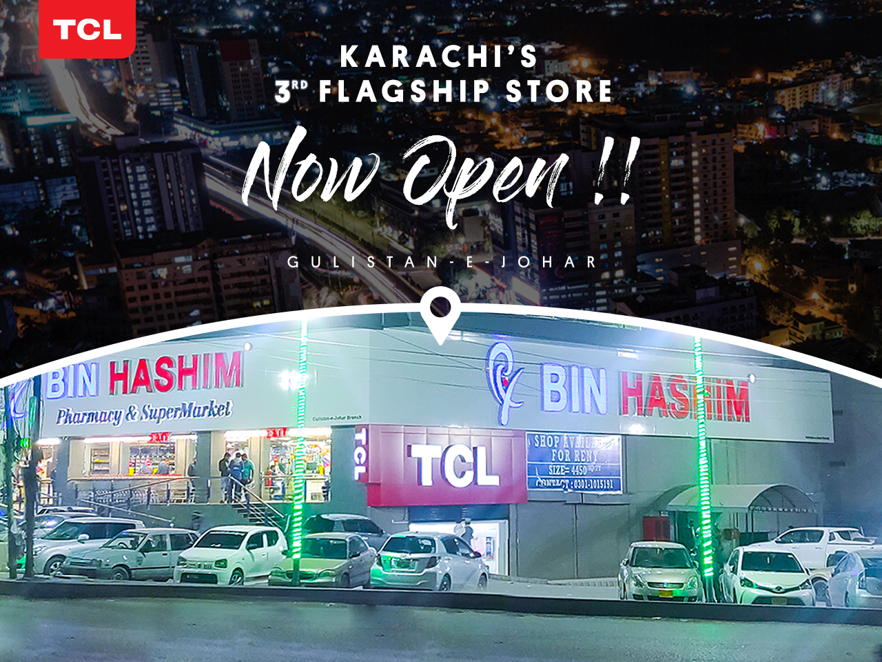 TCL Opens its 3rd Flagship Store in Karachi