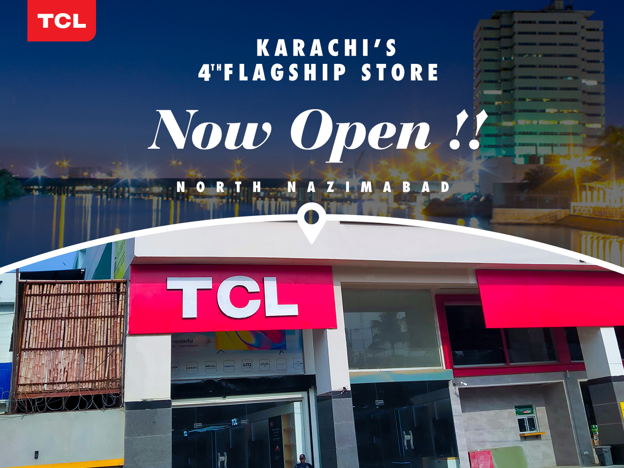 TCL Pakistan opens Karachi's 4th Flagship store