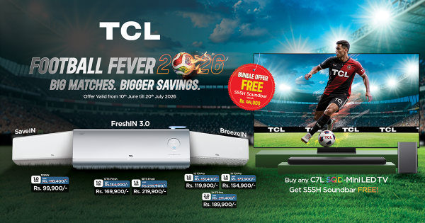 TCL Scores Big This FIFA World Cup Season, Offering Exclusive Discounts on TVs & Acs