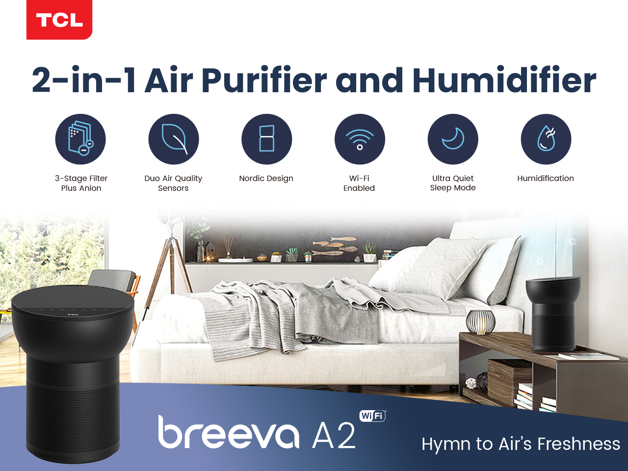 TCL launches Air Purifier Breeva A2 in Pakistan 