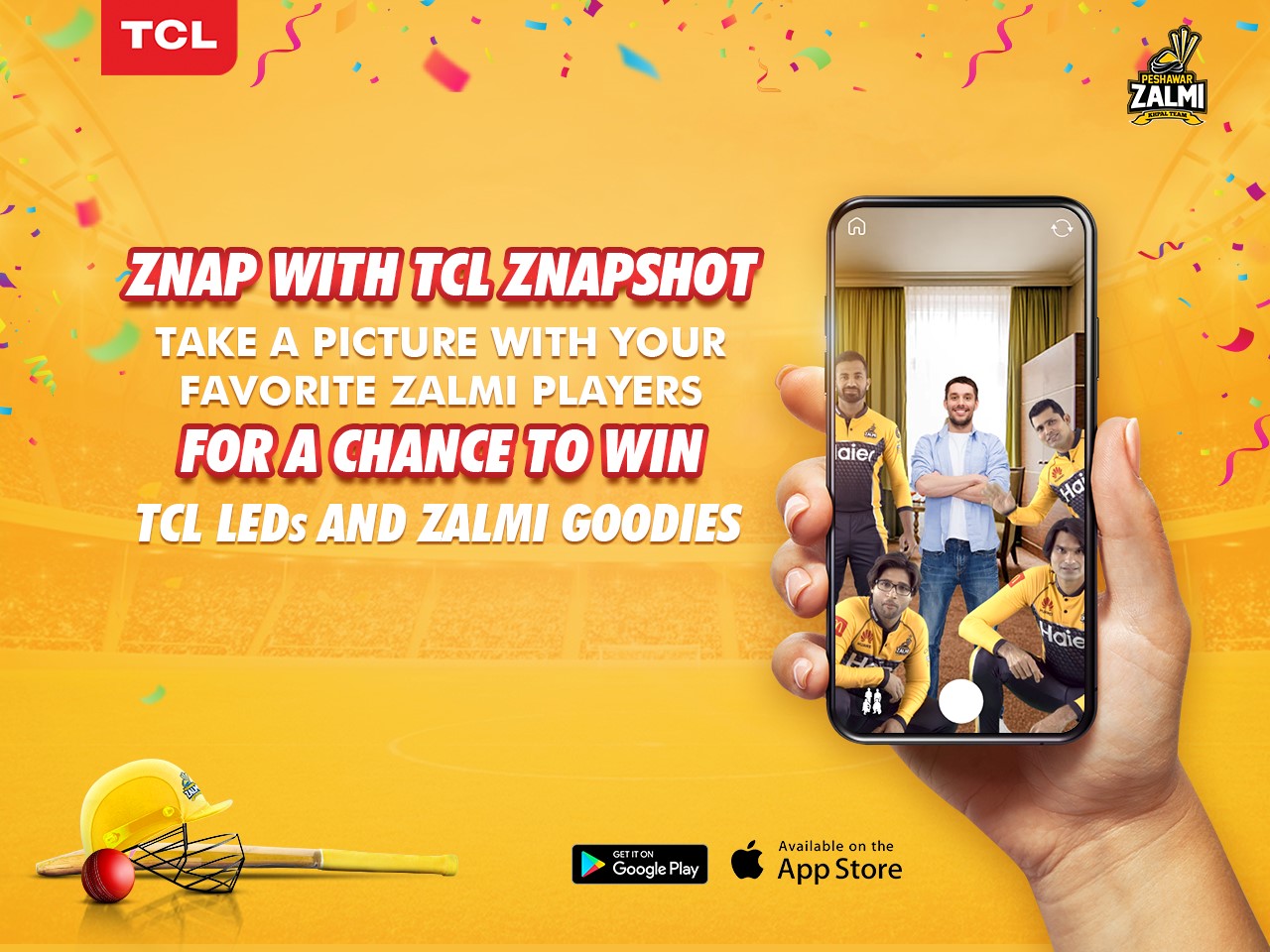 Get ready to win with TCL and Peshawar Zalmi