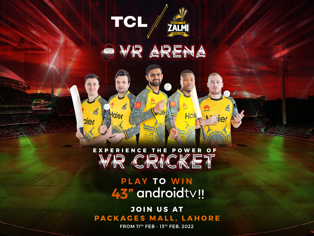 TCL and Peshawar Zalmi continue their game-changing partnership for the fifth consecutive year