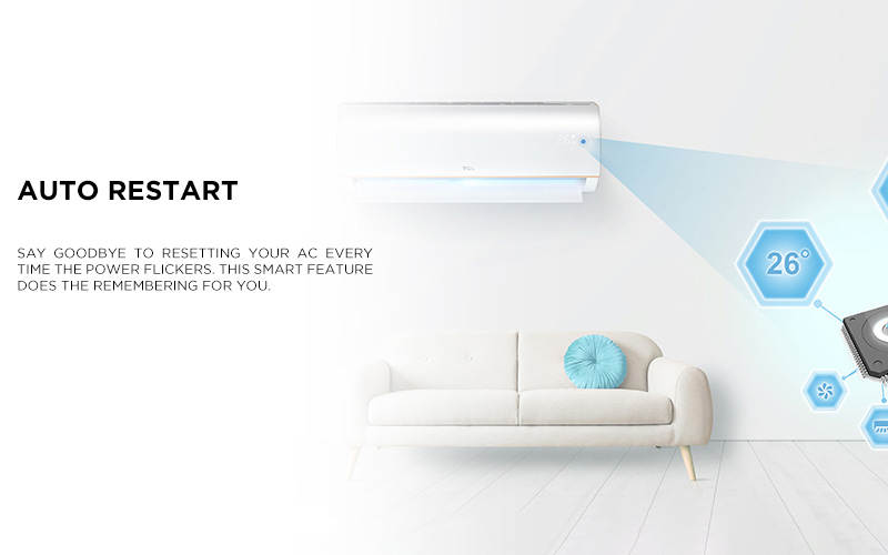 Say goodbye to resetting your AC every time the power flickers. This smart feature does the remembering for you.
